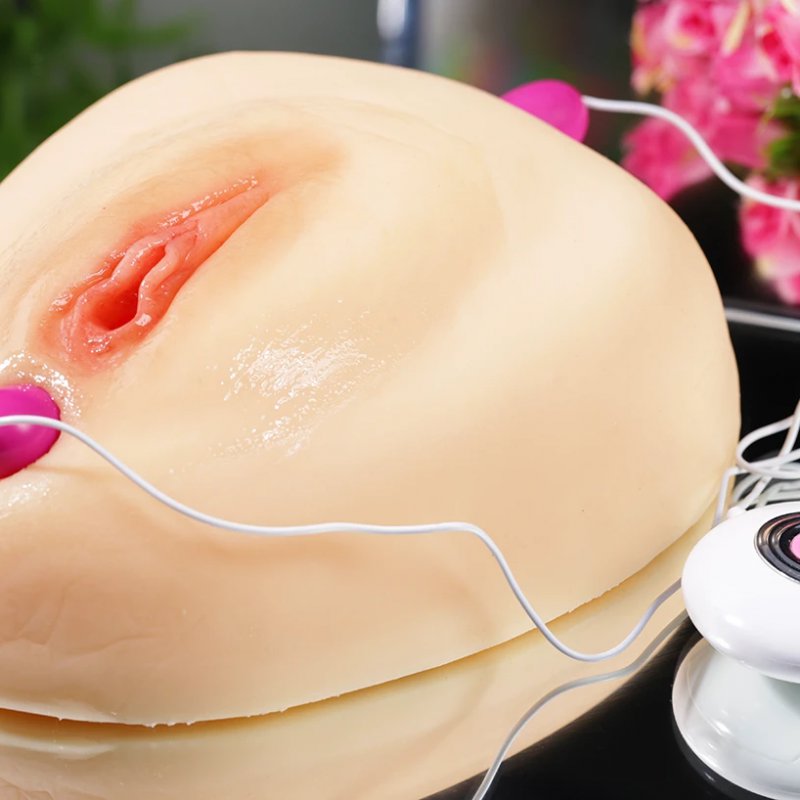 Manmiao Triangle SPA âm đạo giả rung mềm mại chân thực, siêu kích thích