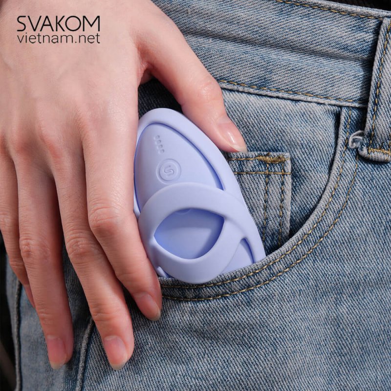 Máy rung âm vật SVAKOM Echo đeo ngón, App điều khiển, kích thích mạnh