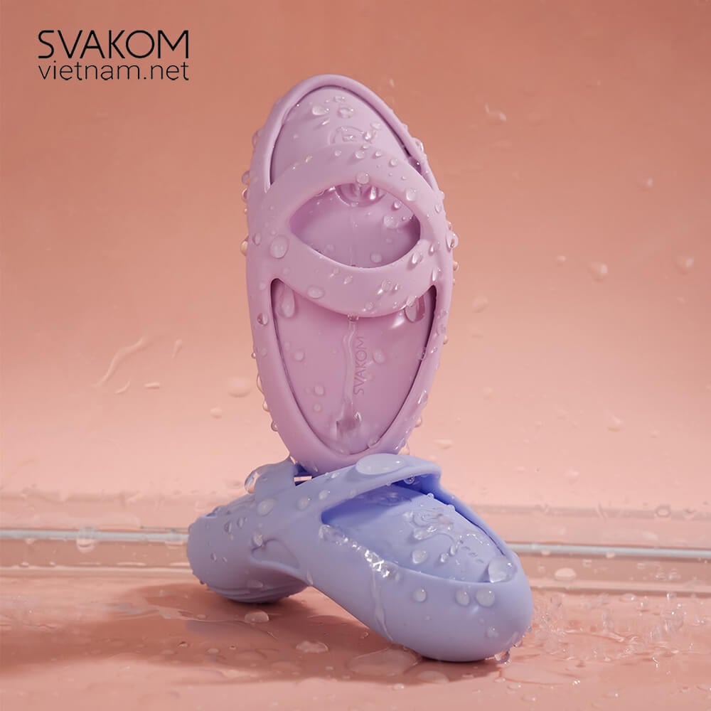 Máy rung âm vật SVAKOM Echo đeo ngón, App điều khiển, kích thích mạnh