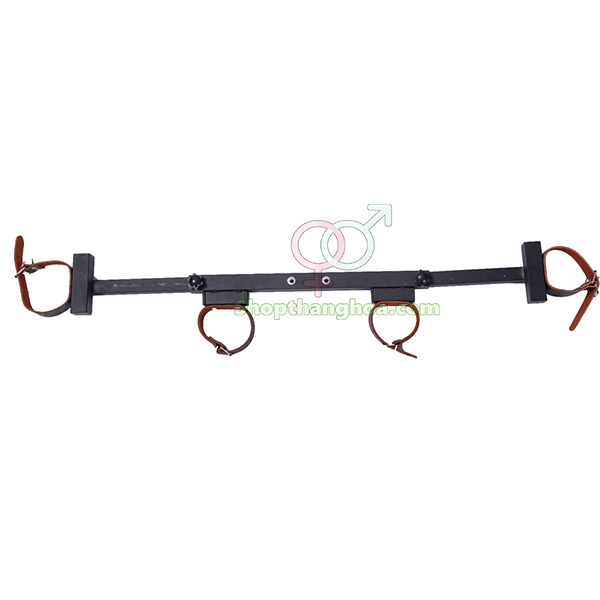Giá đỡ dương vật giả chữ T kèm dây trói tay chân đa năng