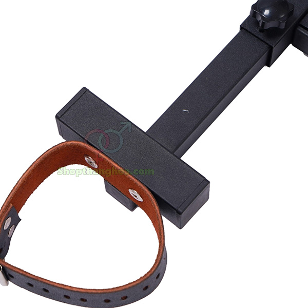 Giá đỡ dương vật giả chữ T kèm dây trói tay chân đa năng