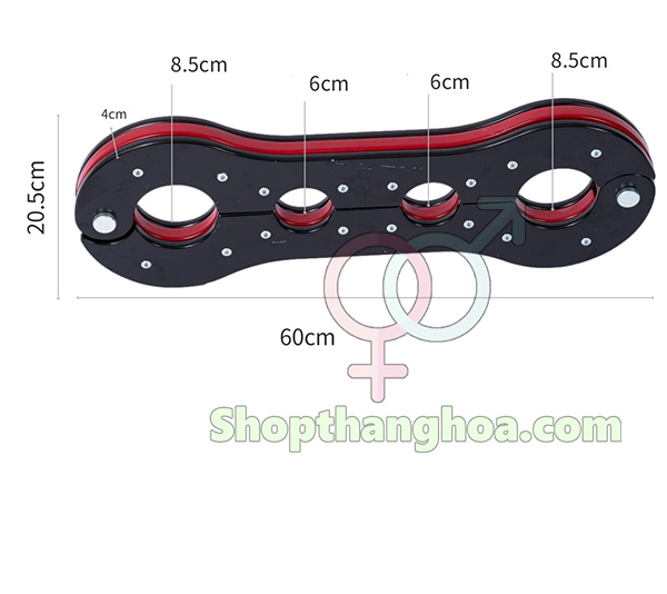 Nhập sỉ Đồ chơi SM còng gỗ cố định tay chân sang trọng chính hãng