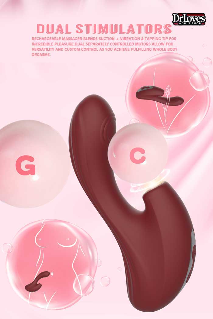 Máy Rung Kissen Nymph 3in1 Hút Rung Kích Thích Mạnh Mẽ