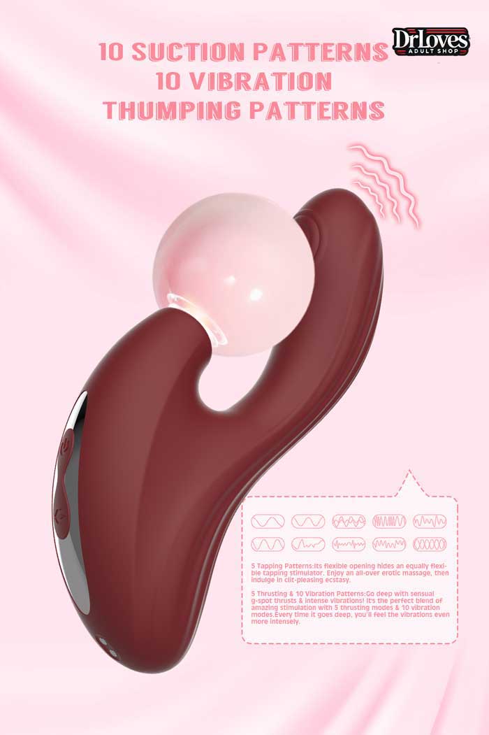 Máy Rung Kissen Nymph 3in1 Hút Rung Kích Thích Mạnh Mẽ