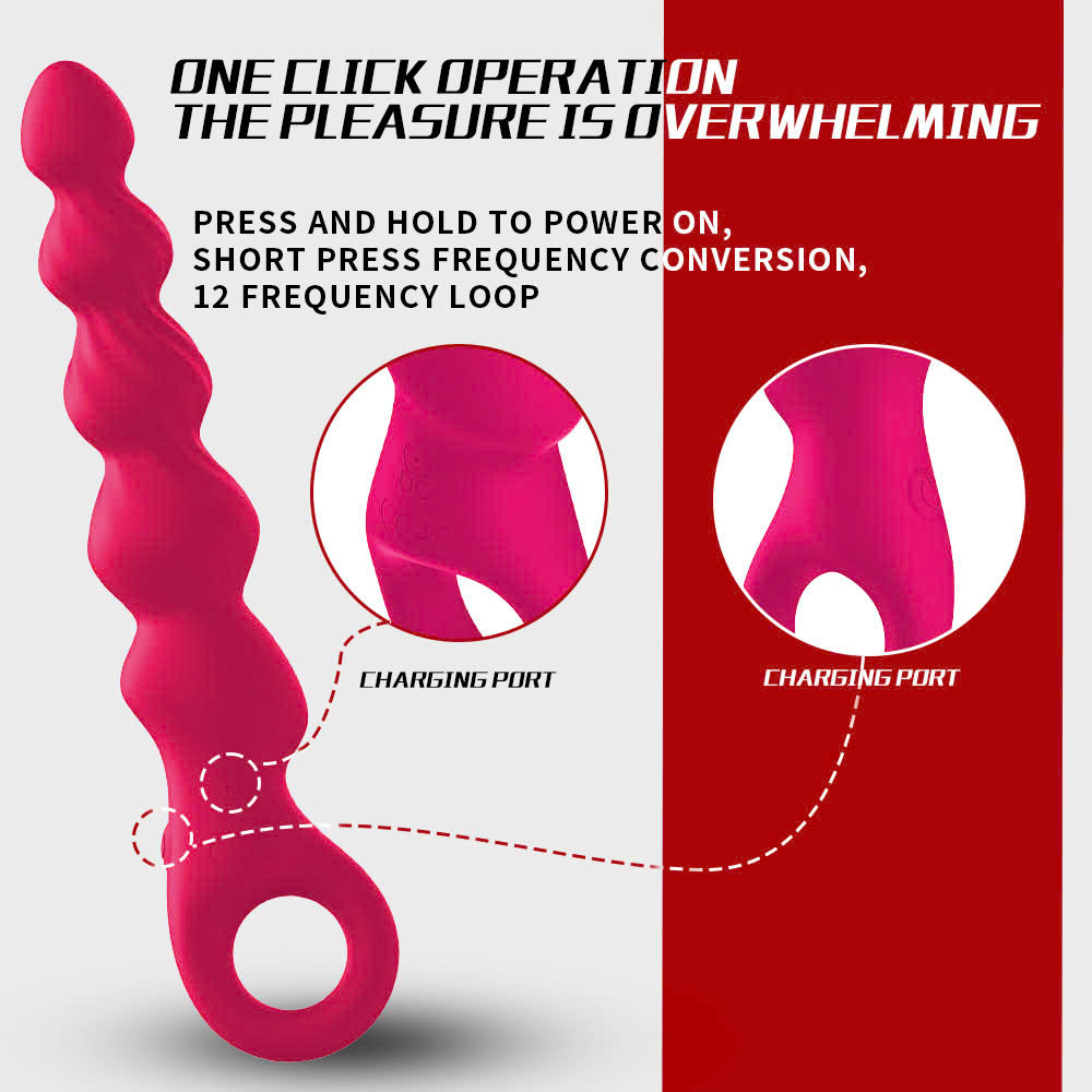 Que Rung Hậu Môn Xoắn Ốc Yeain Anal Tamponade - 12 Chế Độ Rung Cực Mạnh