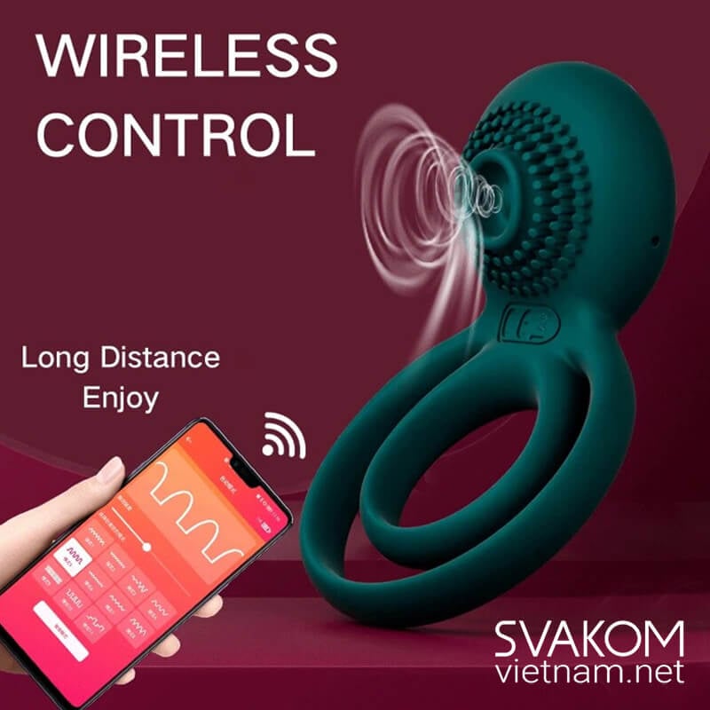 Giá sỉ SVAKOM Tammy Pro vòng đeo dương vật điều khiển bằng App loại tốt