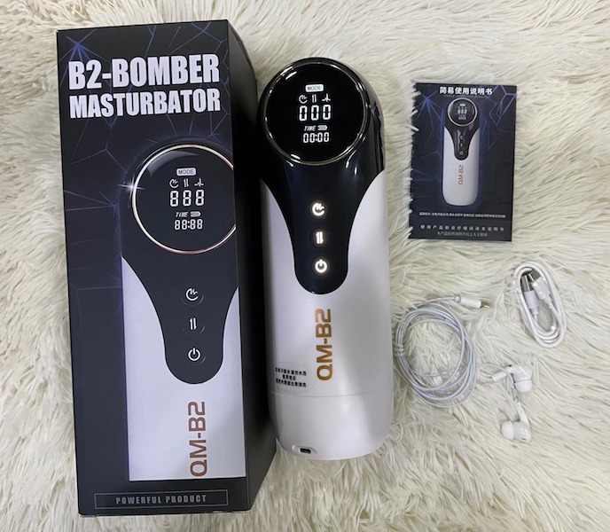 Máy Thủ Dâm QM B2 Rung Thụt Mạnh Mẽ Thăng Hoa Tinh Thần