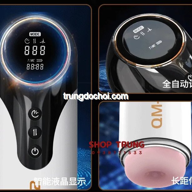 Máy Thủ Dâm QM B2 Rung Thụt Mạnh Mẽ Thăng Hoa Tinh Thần