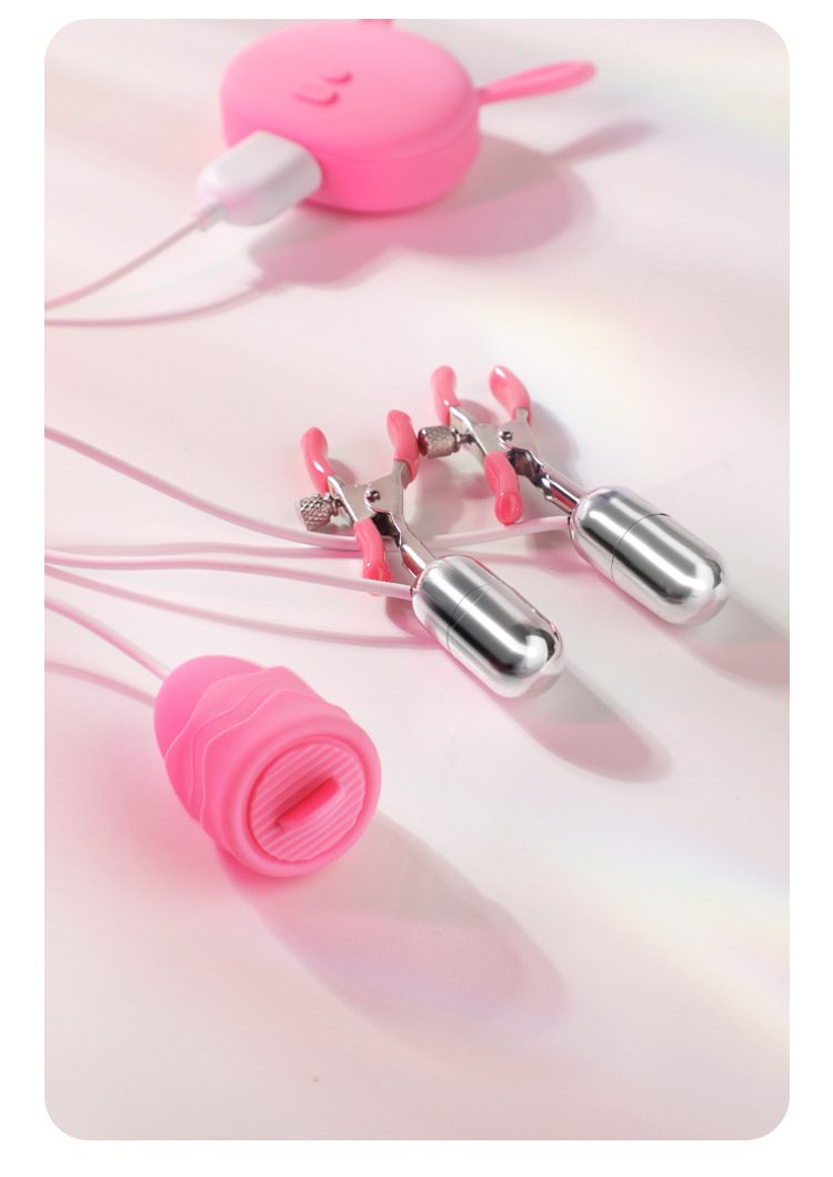 Trứng rung Mizzzee PUNCH DELIGHT nhiều chế độ kẹp ti lưỡi liếm