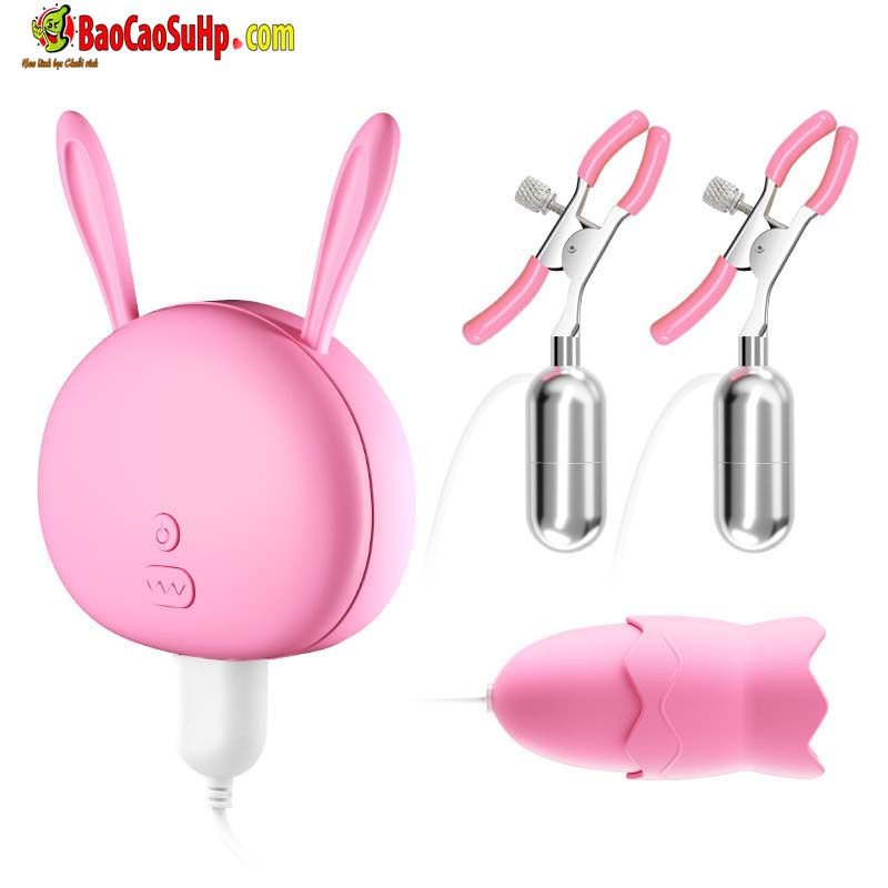 Trứng rung Mizzzee PUNCH DELIGHT nhiều chế độ kẹp ti lưỡi liếm