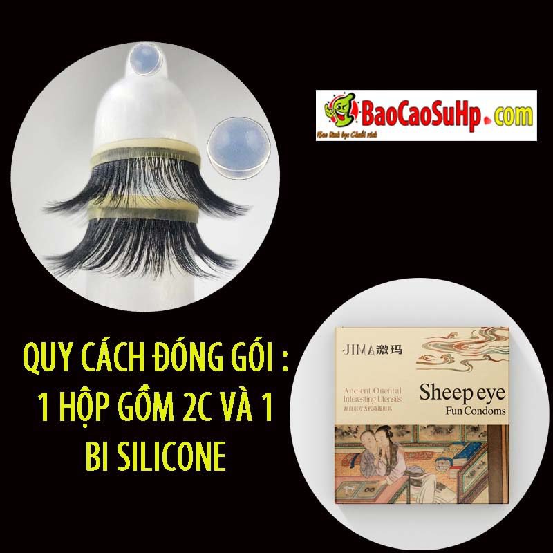 Vòng đeo dương vật bi kích thích Sheep Eye Jima mới lạ