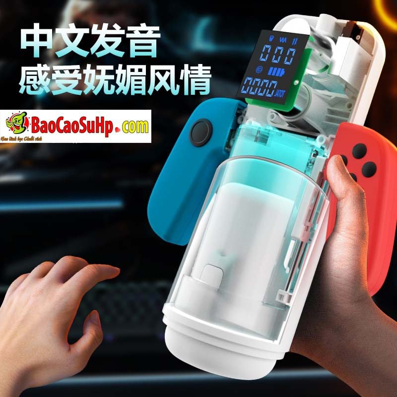 Cốc thủ dâm Mizzzee Hilang rung thụt co bóp phát nhiệt giá tốt
