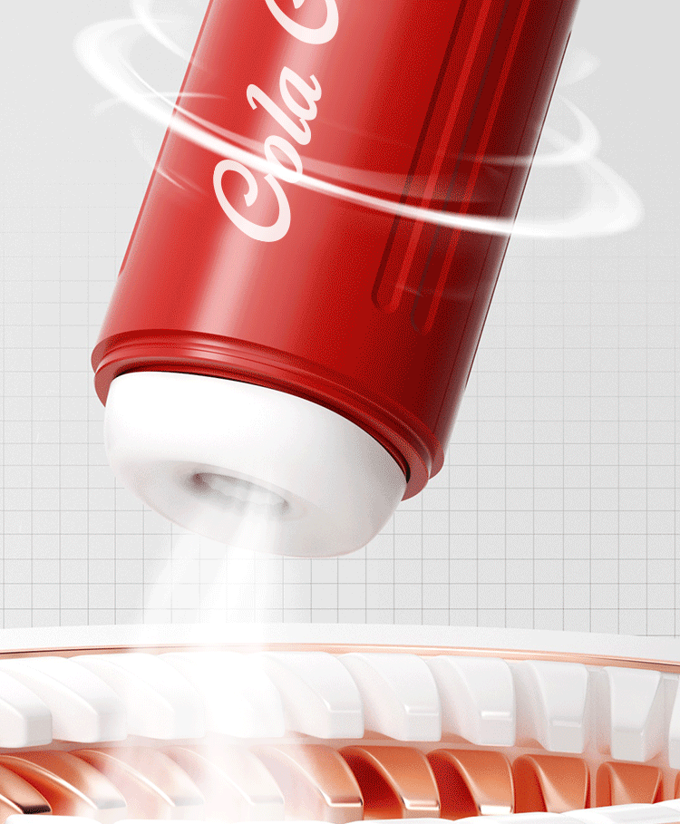 Cốc thủ dâm SOKOOT lon Coca co bóp thụt hút, phát nhiệt