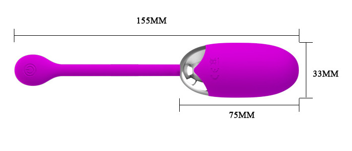 Trứng rung Pretty Love Brook cao cấp điều khiển đuôi kích thích