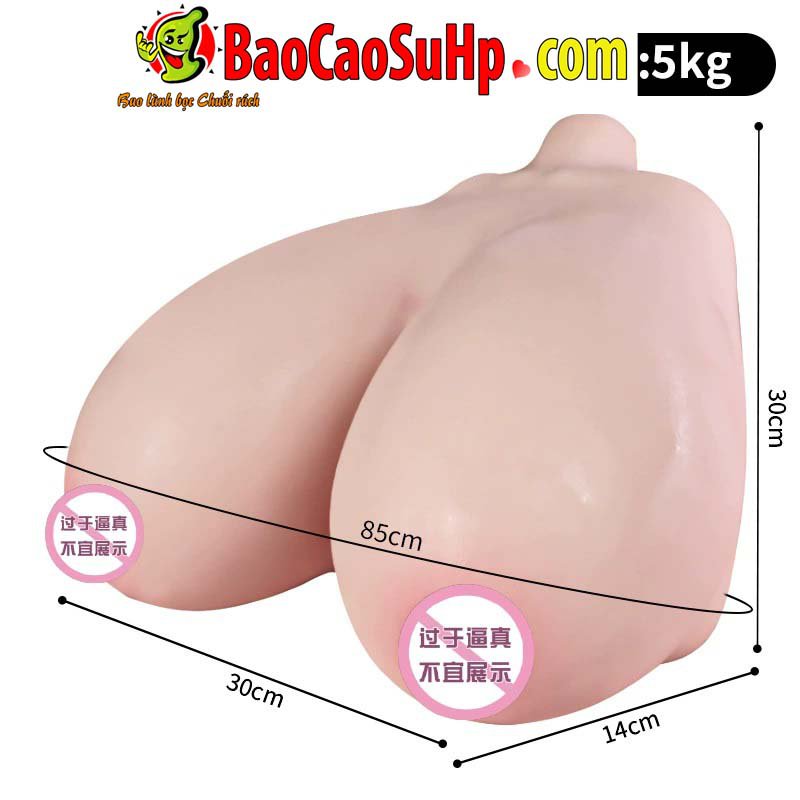 Vếu nguyên khối Jiuai G-cup 5kg to khủng siêu thực tế