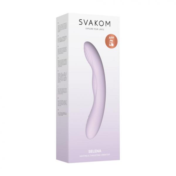 Máy massage điểm G Svakom Selena rung thụt điều khiển qua app điện thoại 