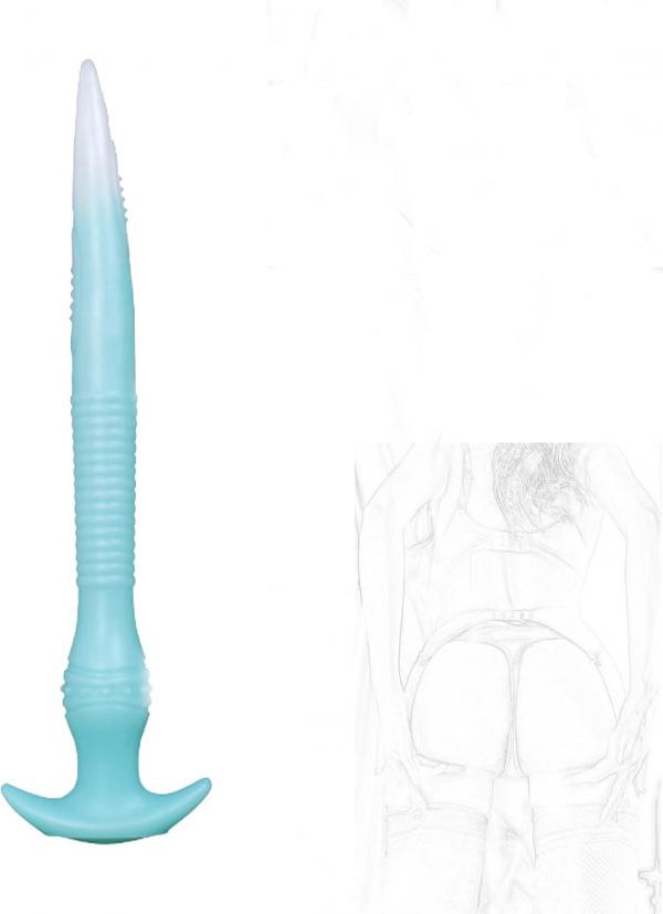 Dụng Cụ Kích Thích Hậu Môn Hình Con Lươn Silicone Cao Cấp Massage Tuyến Tiền Liệt 