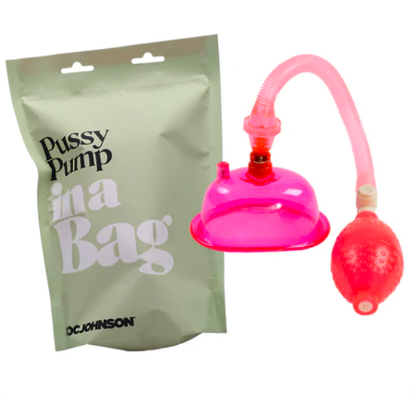 Máy hút âm đạo Doc Johnson Pussy Pump Màu Hồng Massage Kích Thích Âm Vật 