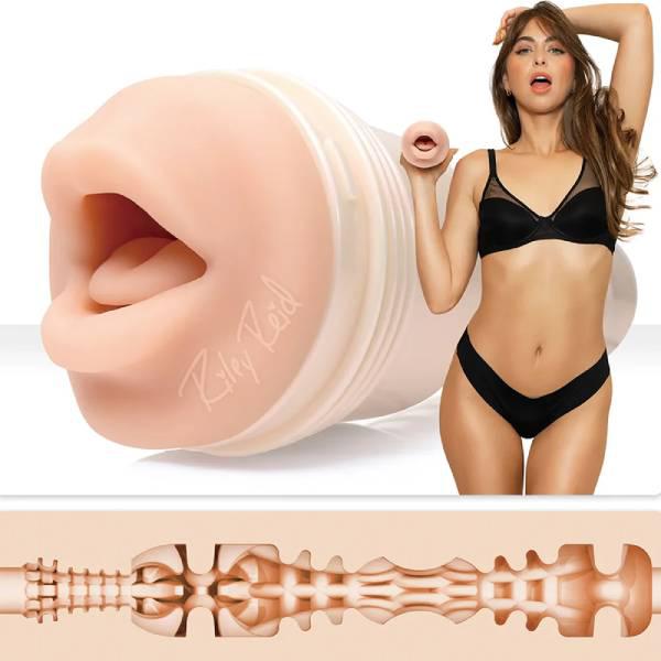 Fleshlight Riley Reid Mouth Chính Hãng Âm Đạo GIả Miệng Lưỡi Silicone Cao Cấp 