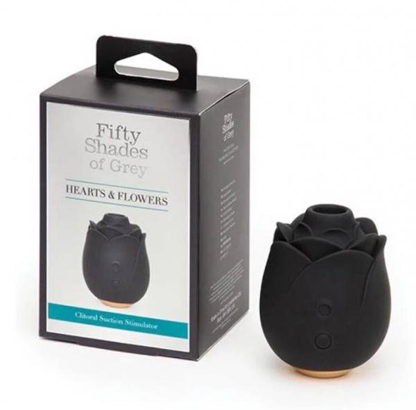 Máy Rung Thổi Âm Vật Fifty Shades Hearts & Flowers Hoa Hồng Kích Thích Pleasure Air 