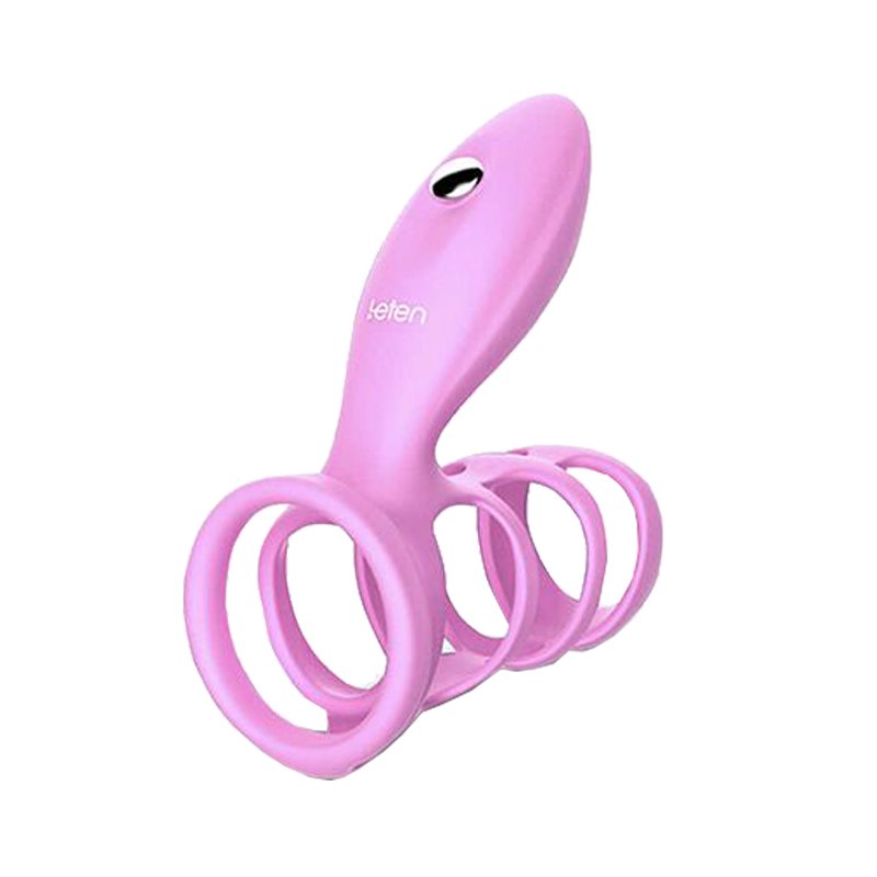 Vòng rung có quai đeo bìu dương vật Leten Thunder tăng khoái cảm