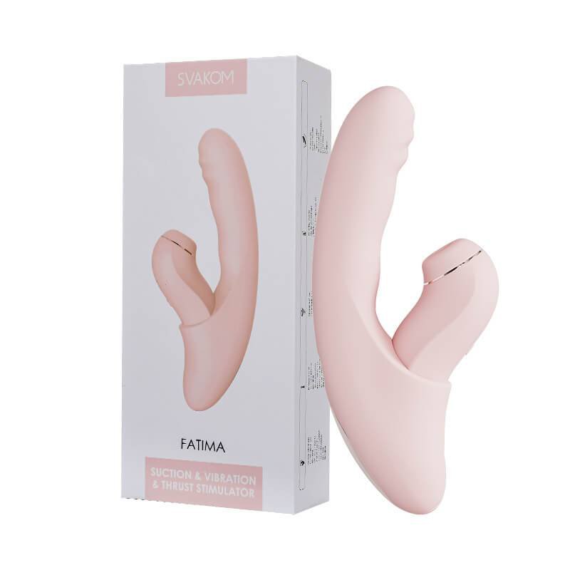 Dương vật giả SVAKOM Fatima 4 in 1 Máy Rung Thụt Hút Sưởi Ấm Hút Đa Năng Cao Cấp Cho Nữ