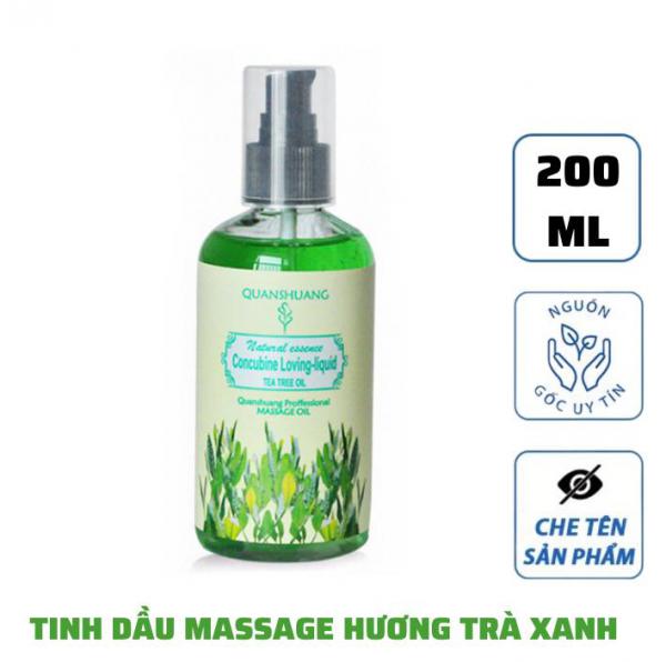 Dầu Massage Trà Xanh Quanshuang Tea Tree Oil – Gel Bôi Trơn Massage Toàn Thân Thư Giãn Và Tăng Cảm 