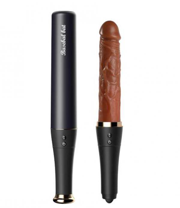 Dương vật giả 2 đầu Lilo Baseball Bat rung thụt liếm ngụy trang gậy bóng chày 