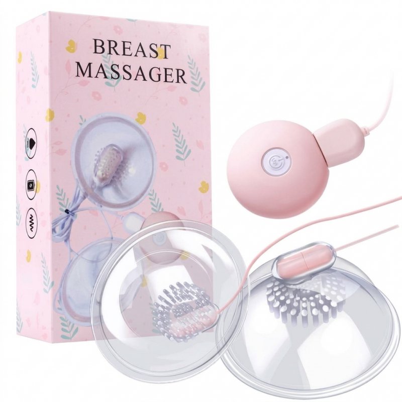 Máy rung massage vú đầu ti 3 in 1 điều khiển remote kích thích nhũ hoa