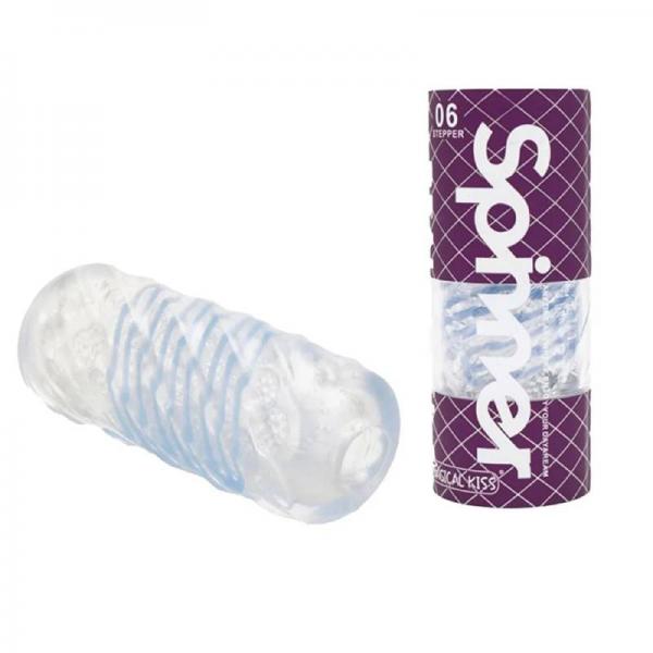 Tenga Spinner 06 Stepper Cốc Thủ Dâm Trong Suốt 4D Xoắn Ốc 
