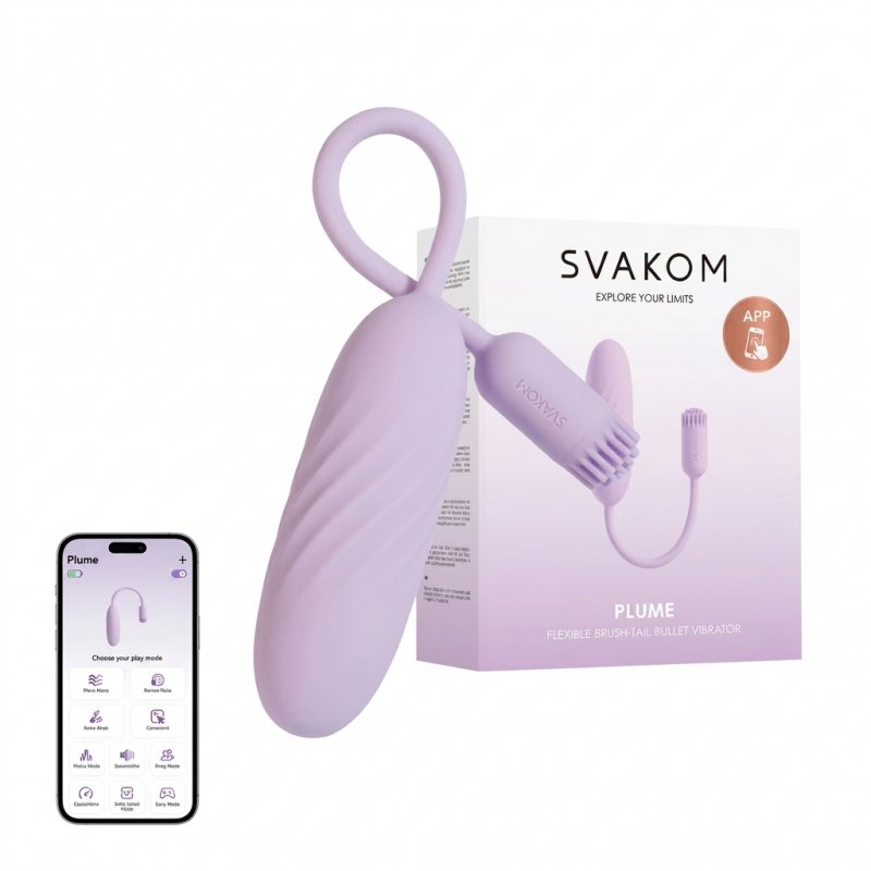 Svakom Plume 2 Trứng Rung 2 Đầu Điều Khiển Qua App