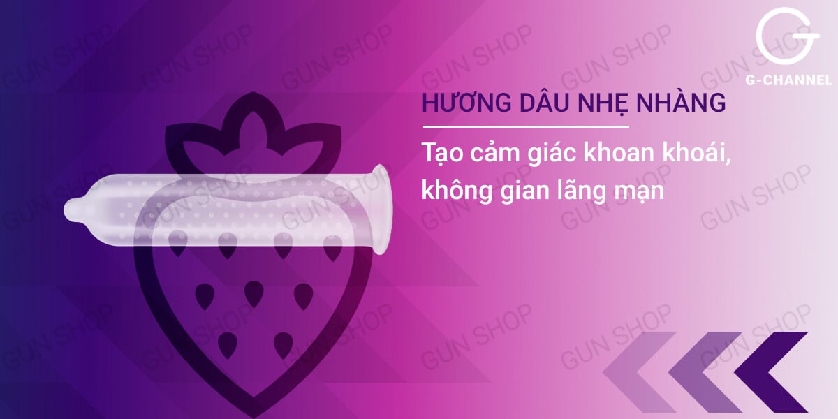 Giá sỉ Bao cao su Human - Hương dâu điểm nổi - Hộp 120 cái giá tốt Giá sỉ Bao cao su Human - Hương dâu điểm nổi - Hộp 120 cái giá tốt