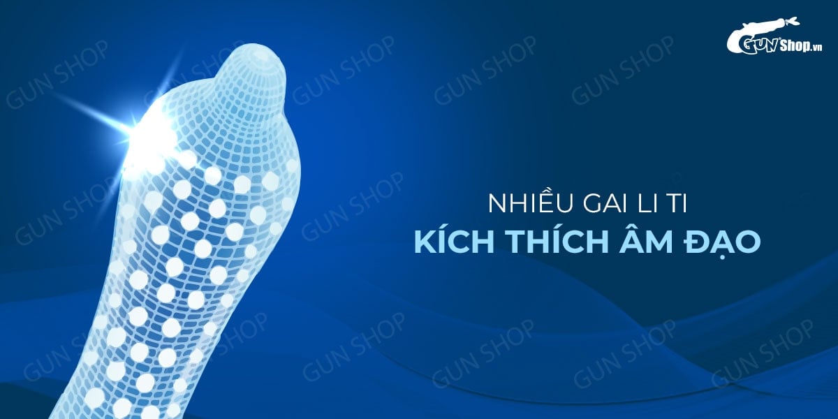 Bảng giá Bao cao su Muaisi Xanh Dương - Nhiều gel gai li ti - Hộp 10 cái mới nhất Bảng giá Bao cao su Muaisi Xanh Dương - Nhiều gel gai li ti - Hộp 10 cái mới nhất