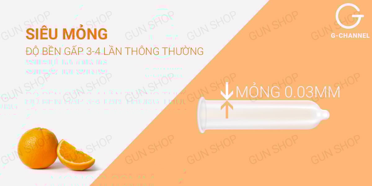 Review Bao cao su Nakanishi - Siêu mỏng 0.03mm - Hương cam - Hộp 4 cái loại tốt Review Bao cao su Nakanishi - Siêu mỏng 0.03mm - Hương cam - Hộp 4 cái loại tốt