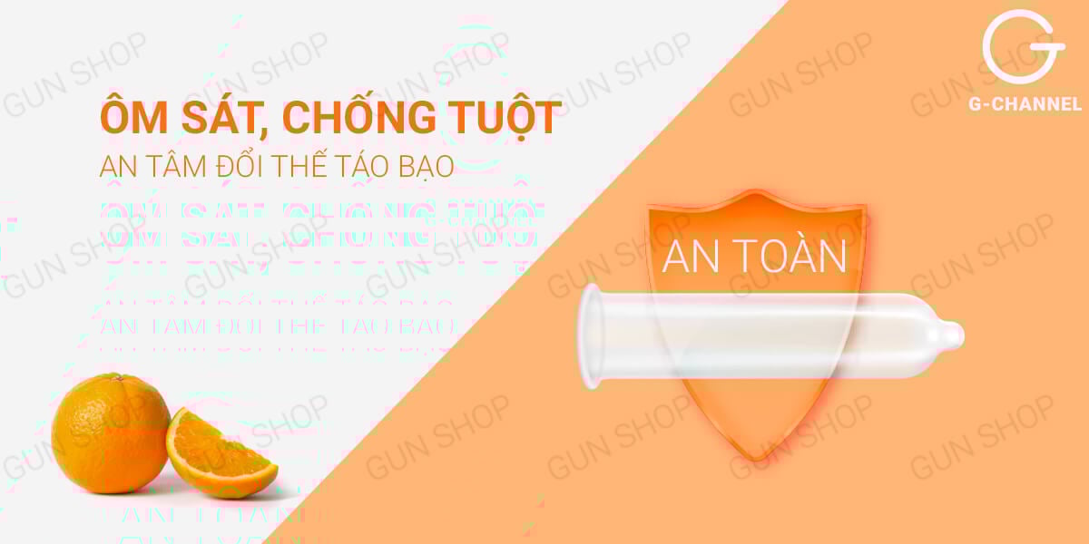 Review Bao cao su Nakanishi - Siêu mỏng 0.03mm - Hương cam - Hộp 4 cái loại tốt Review Bao cao su Nakanishi - Siêu mỏng 0.03mm - Hương cam - Hộp 4 cái loại tốt