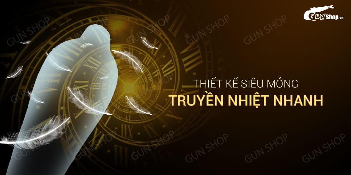  Sỉ Bao cao su OLO 0.01 Gold - Siêu mỏng kéo dài thời gian - Hộp 10 cái tốt nhất