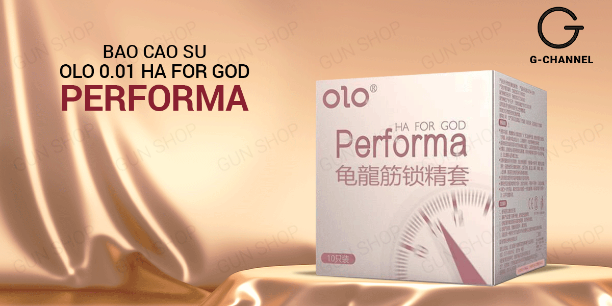  Kho sỉ Bao cao su OLO 0.01 Performa Ha For God - Siêu mỏng kéo dài thời gian - Hộp 10 cái tốt nhất
