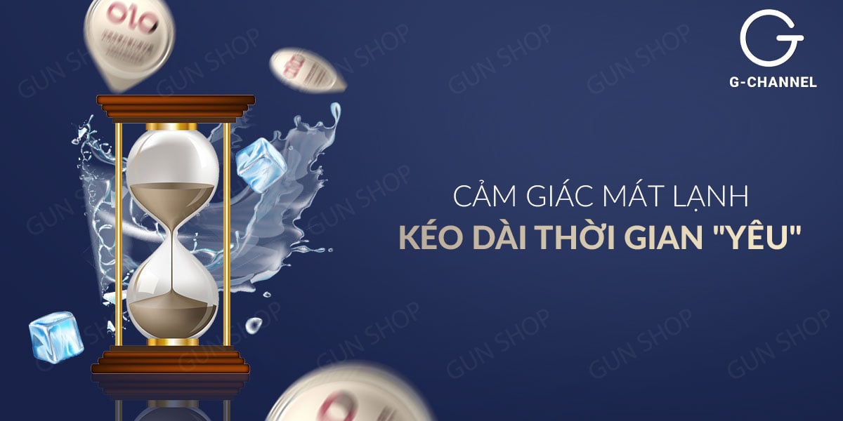 Bao cao su OLO 0.01 xanh siêu mỏng mát lạnh kéo dài đỉnh cao