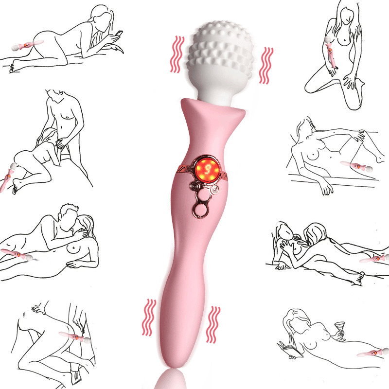 Review Chày rung 2 đầu Yeain Magic Wand với gai silicone hoặc trơn mượt cao cấp