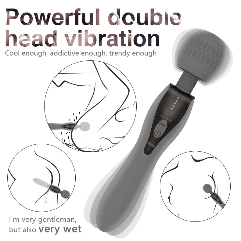 Bán Chày rung cao cấp Gusdun AV 2 đầu rung xoay massage cho nữ giá rẻ