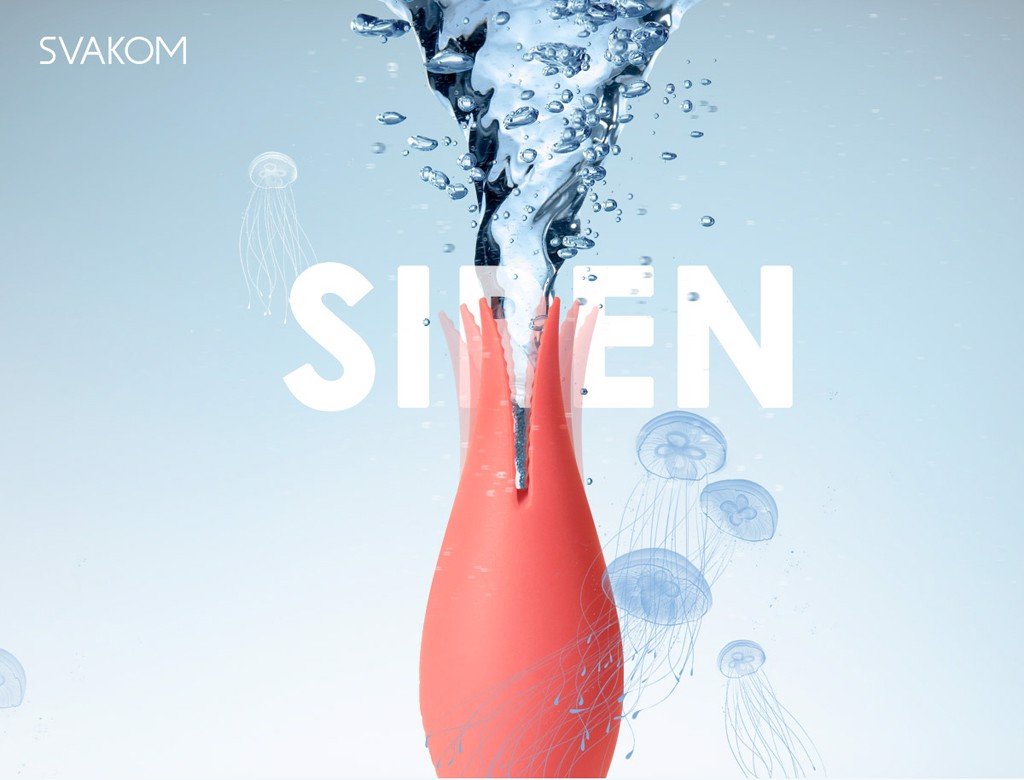 Chày Rung Cao Cấp Kích Thích 2 Đầu Đa Điểm - Svakom Siren USA Chày Rung Cao Cấp Kích Thích 2 Đầu Đa Điểm - Svakom Siren USA