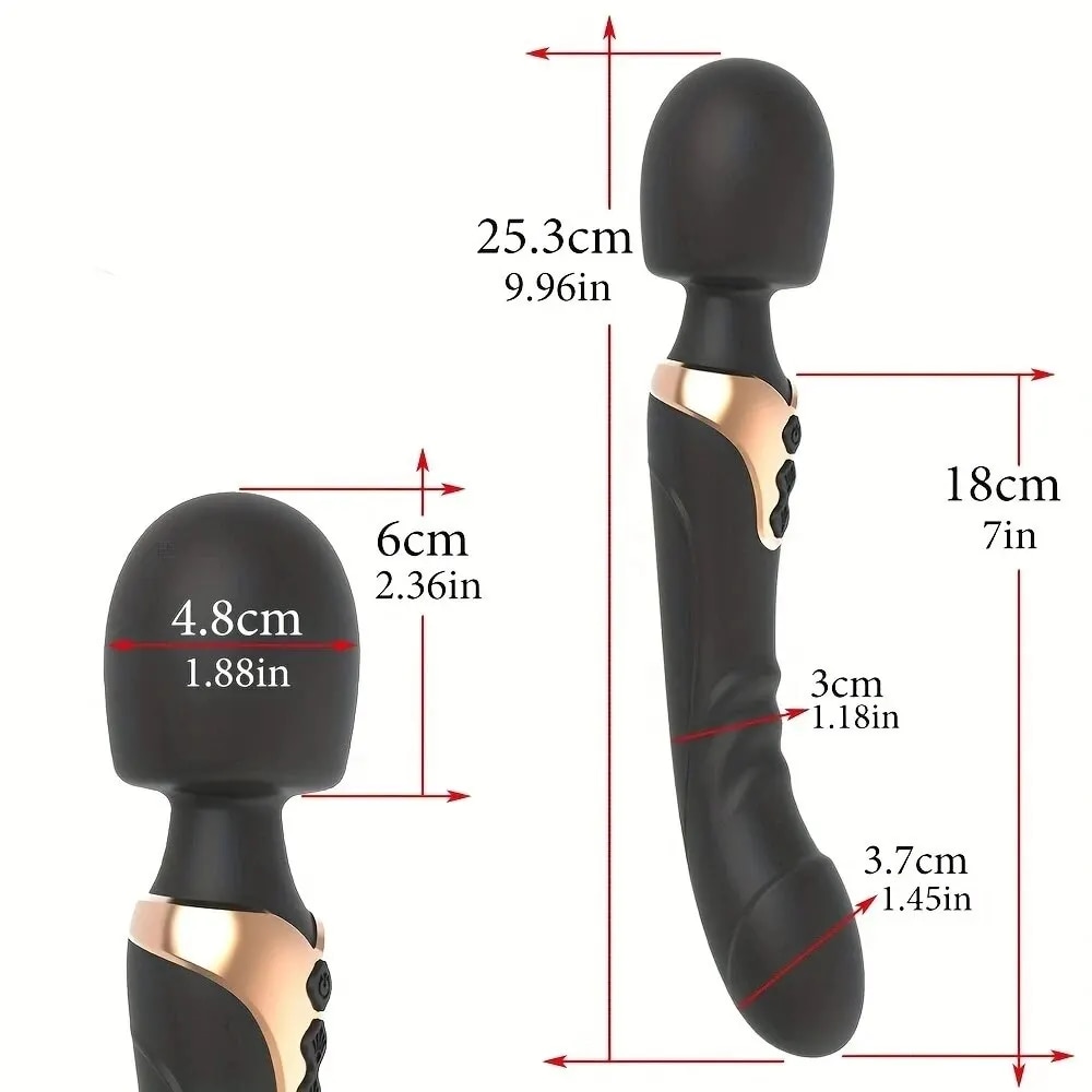 Chày rung không dây 2 đầu cao cấp AV Magic Wand