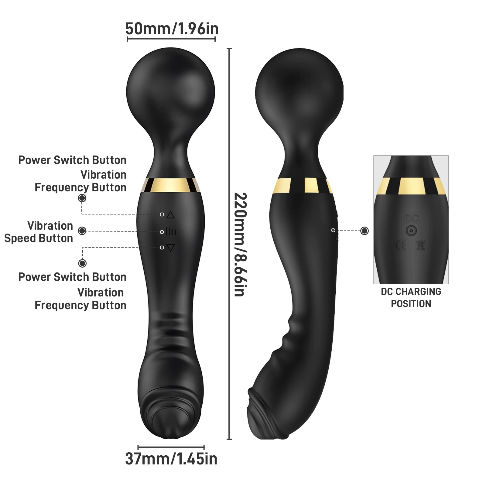 Bỏ sỉ Chày rung tình yêu 2 đầu xoay 360 độ massage kích thích điểm G loại tốt