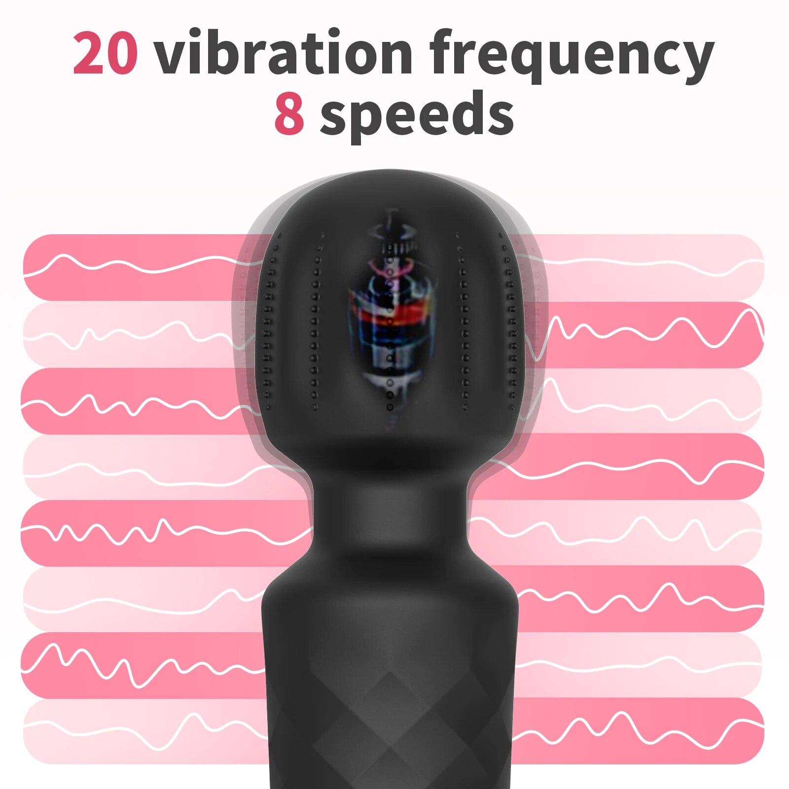 Cung cấp Chày rung tình yêu Safiman Vibrator Magic Wand gai nổi kích thích điểm G tốt nhất