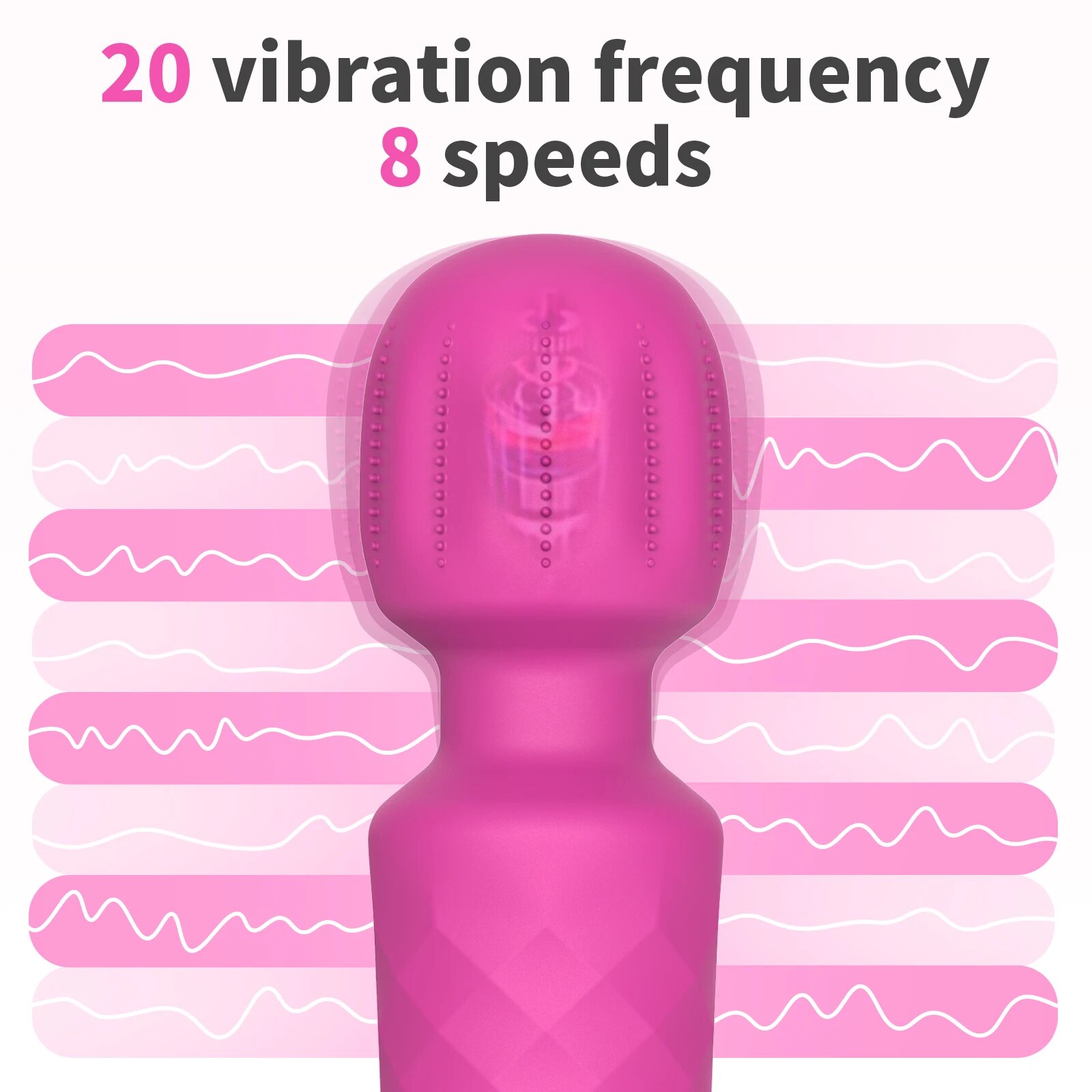 Cung cấp Chày rung tình yêu Safiman Vibrator Magic Wand gai nổi kích thích điểm G tốt nhất