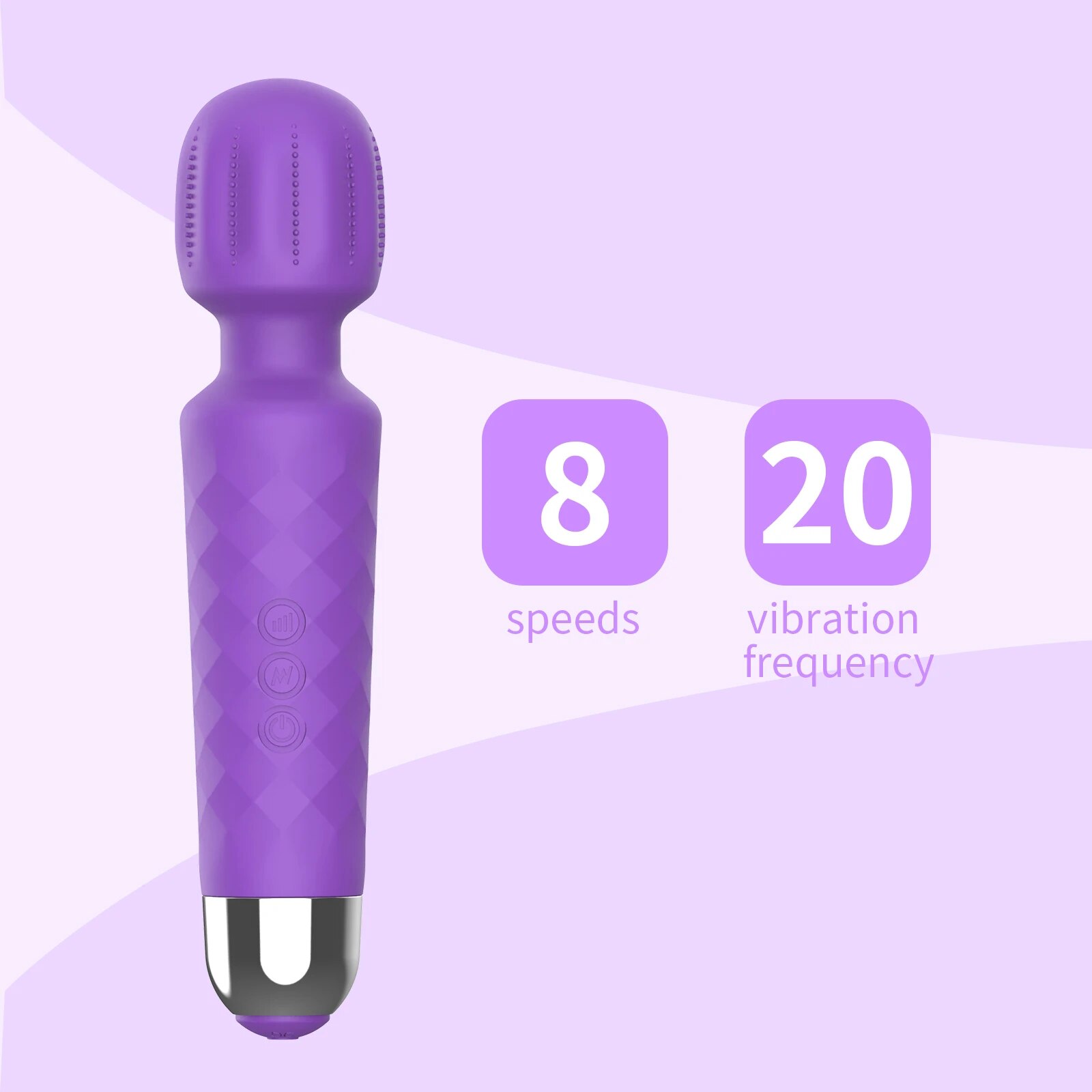 Cung cấp Chày rung tình yêu Safiman Vibrator Magic Wand gai nổi kích thích điểm G tốt nhất