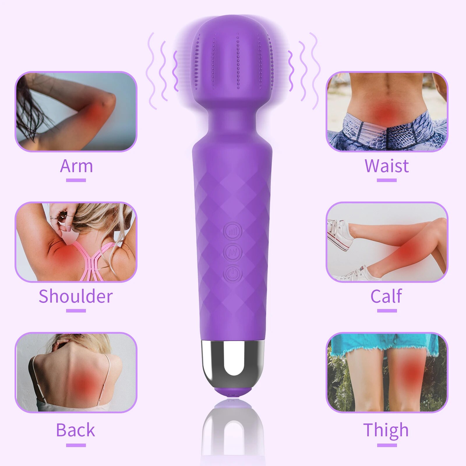 Cung cấp Chày rung tình yêu Safiman Vibrator Magic Wand gai nổi kích thích điểm G tốt nhất