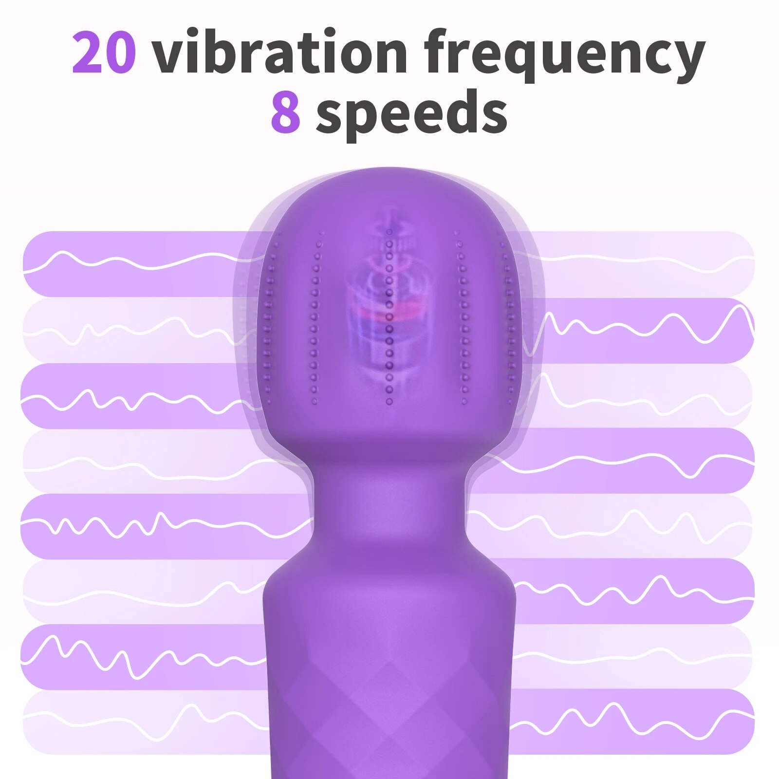 Cung cấp Chày rung tình yêu Safiman Vibrator Magic Wand gai nổi kích thích điểm G tốt nhất
