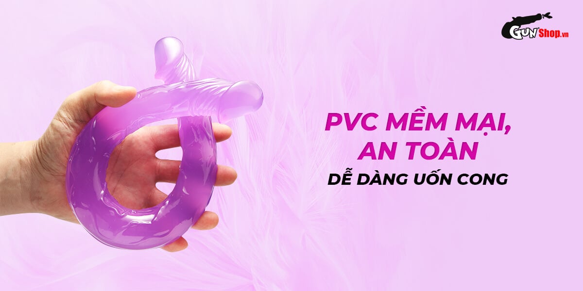 Cửa hàng bán Dương vật giả 2 đầu Chisa Hi-Rubber 12.8 Inch Tím tốt nhất