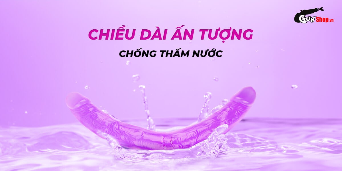 Cửa hàng bán Dương vật giả 2 đầu Chisa Hi-Rubber 12.8 Inch Tím tốt nhất